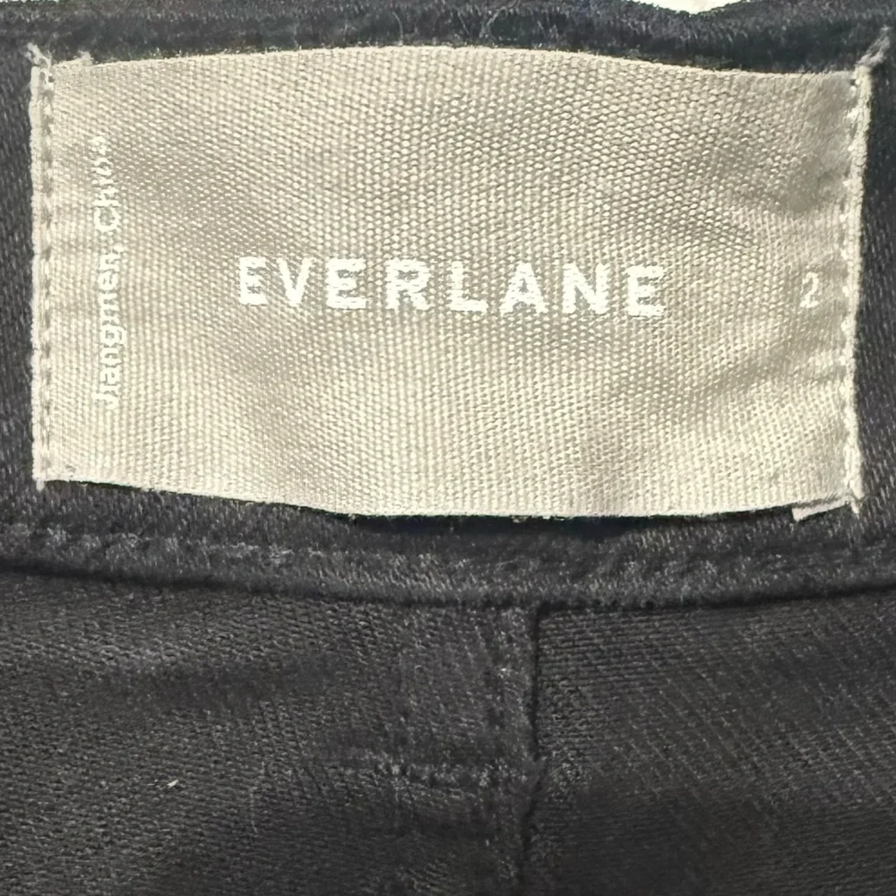 Everlane The Utility Straight-Leg Pant Black Size 2 Short